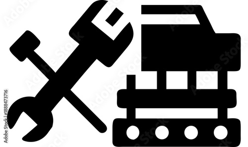 construction and factory svg icon