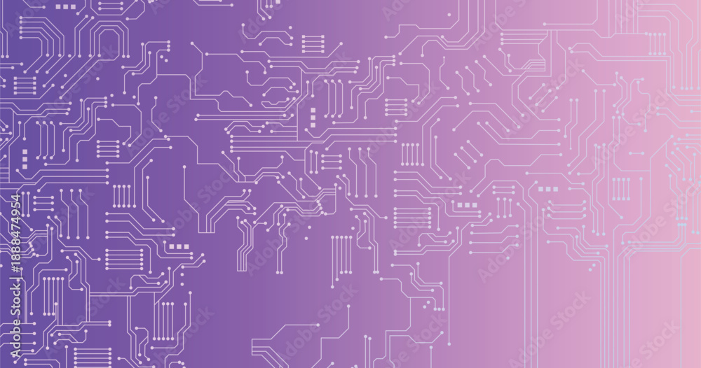 Fototapeta premium Technological background with a circuit board texture illustration