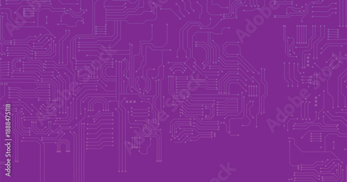 Seamless circuit board. Digital technology electrical scheme printed motherboard computer chip electronic equipment pattern  texture. Motherboard hardware, circuit scheme processor illustration. 