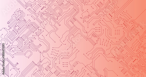 vector futuristic circuit board , Electronic motherboard , Communication and engineering concept , Hi-tech digital technology concept	