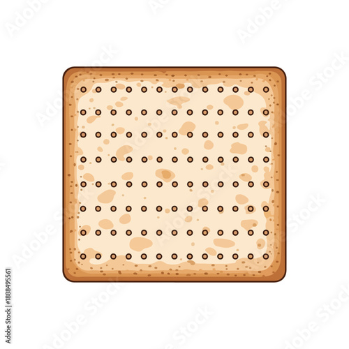 Toasted Bread Slice with Sesame Seeds