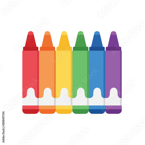 Color Marker Highlighters in Row