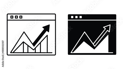 Graphical representation of data in web browser