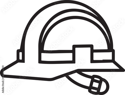 Construction worker hard hat safety helmet essential protective equipment workplace security gear