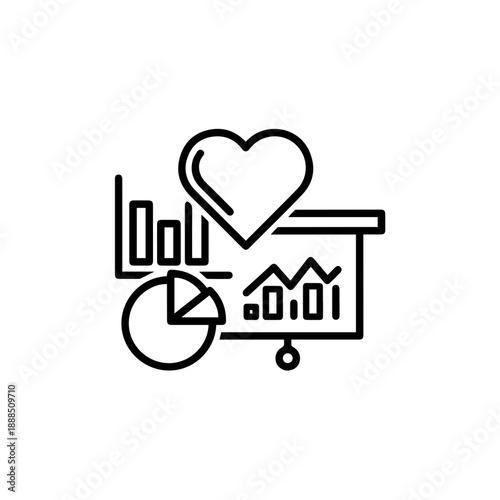 Shopping with love Vector