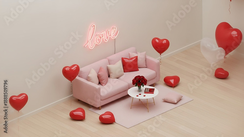 heart shaped balloons