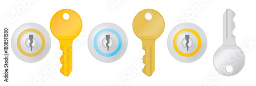 key vectors illustration