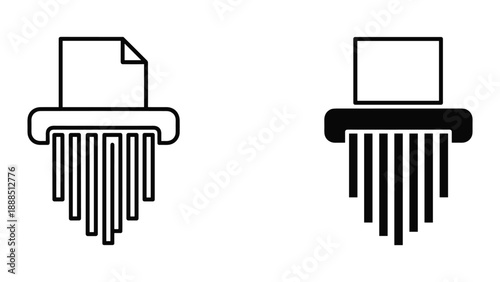 Document file folder icon set