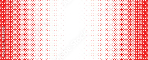red bitmap gradient texture fade pixelated bit gradation