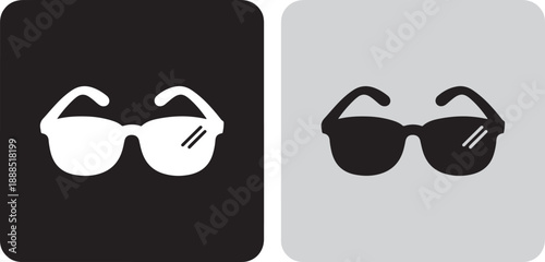 Sunglasses Icon Vector Flat Set , illustration vector design 