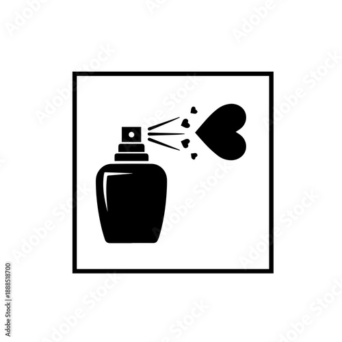 Aerosol can with spray Vector