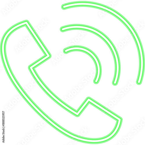 Neon Contact Icon