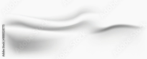 Abstract White Satin Silky Cloth,Fabric Textile Drape with Crease Wavy Folds.with soft waves,waving in the wind.Texture of crumpled paper. Milk,Yogurt,Cream or cosmetics product Curl background.vector