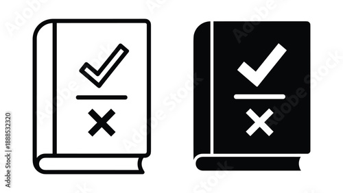 Checklist or to do list on book