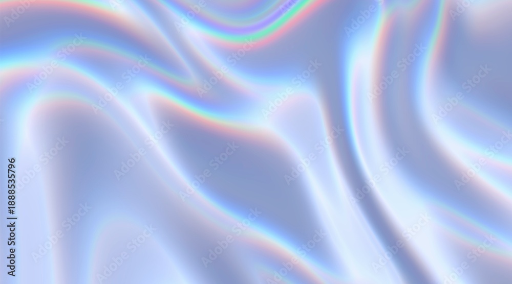 Obraz premium Iridescent Wavy Abstract Background