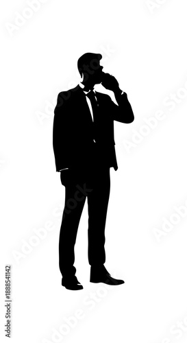 Businessman Thinking in Suit