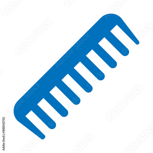 Hair Comb Vector Flat Icon Design