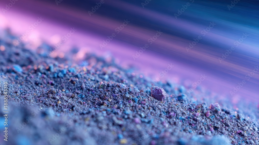 Obraz premium Abstract Purple and Blue Powder Texture Background, Perfect for Cosmetic, Fashion, or Artistic Concepts