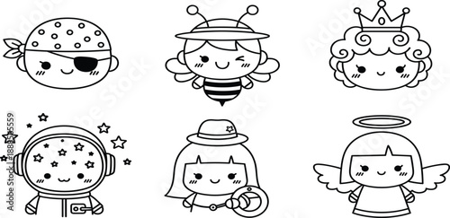 Line icon set featuring cocktail shaker, metal hip flask, margarita glass, wooden garden gate, kitchen electric blender, and plastic water bottle.