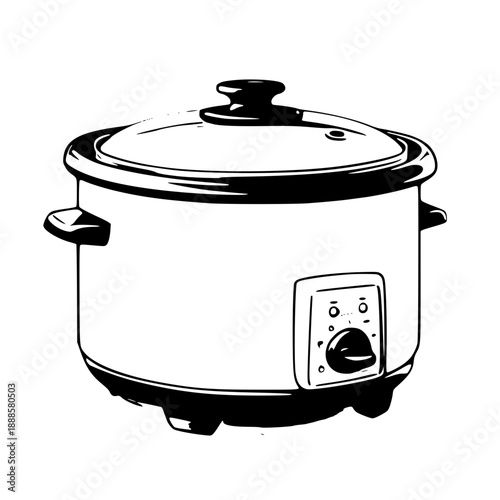 Slow cooker for easy home cooking and meal prep