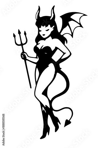 Seductive Devil Illustration