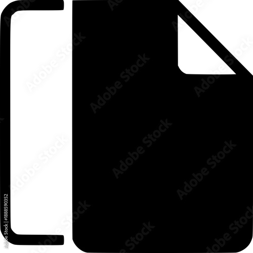 Document Copy: An icon representing the copy and paste function, suitable for a range of digital contexts.