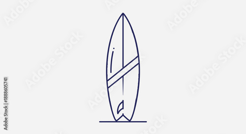 surfboard vector illustration