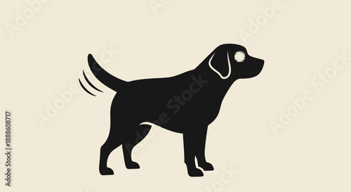 dog silhouette vector