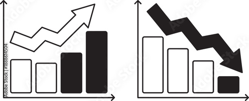 Bar chart and graph for data analysis bar chart graph symbols data analysis statistics business charts