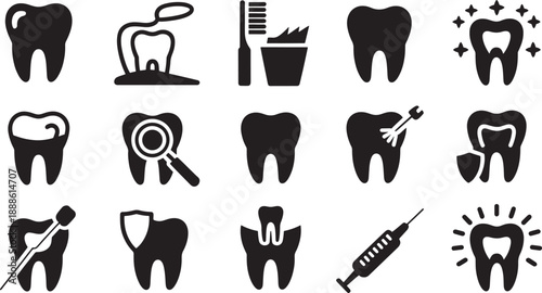 Black and white dental tooth black and white dental care dentistry teeth oral health