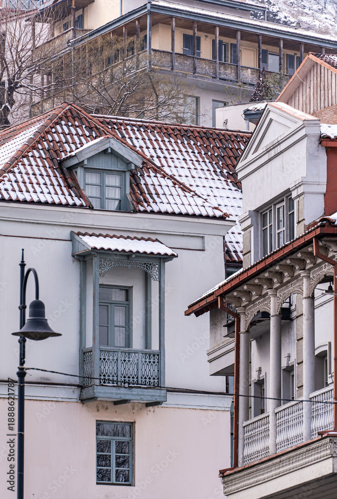 custom made wallpaper toronto digitalOld town of Tbilisi under the snow