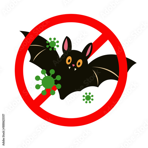 bat zoonosis. nipah virus transmission concept