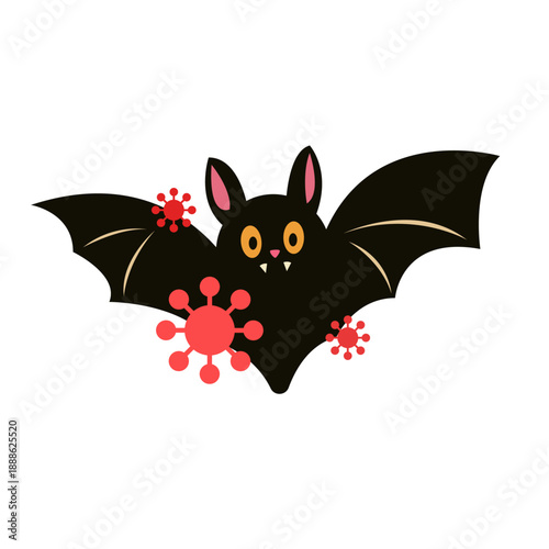 bat zoonosis. nipah virus transmission concept