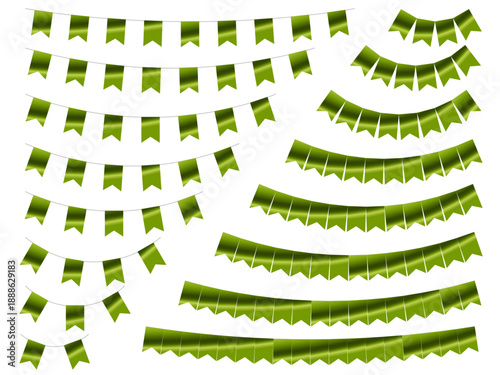 ガーランド谷、曲線、4黄緑