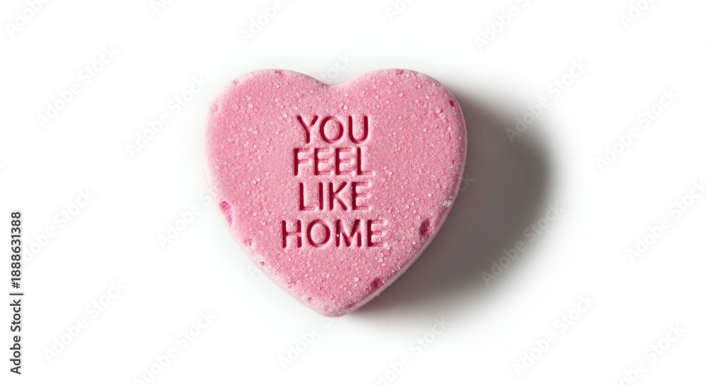 Fototapeta premium Valentine's Day candy heart with the message 