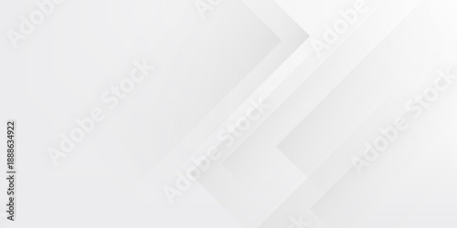 White Grey Silver Box Rectangle Abstract Background Vector Presentation Design