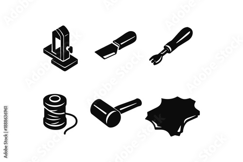 Leather Crafting Tools Set