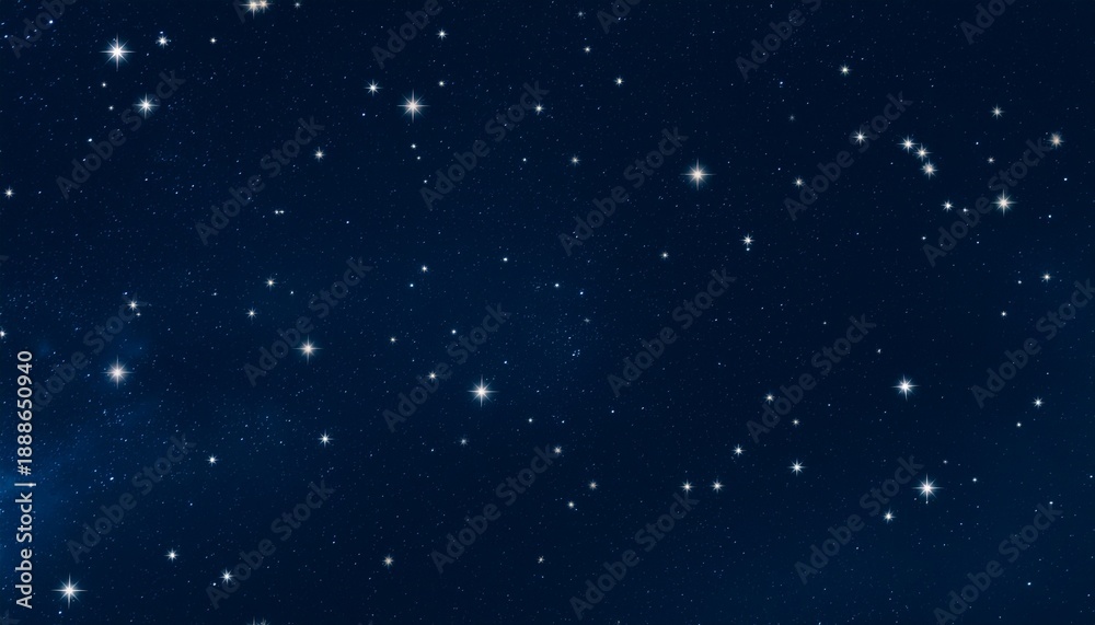 Obraz premium Seamless Starry Night Sky Texture Background