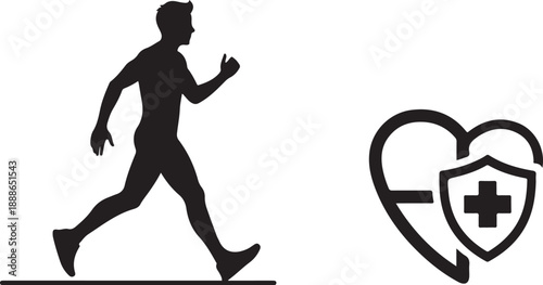 Walking People Silhouettes Collection