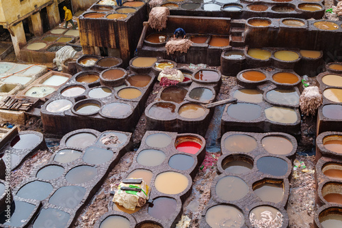 Foto Fez morocco leather tanneries