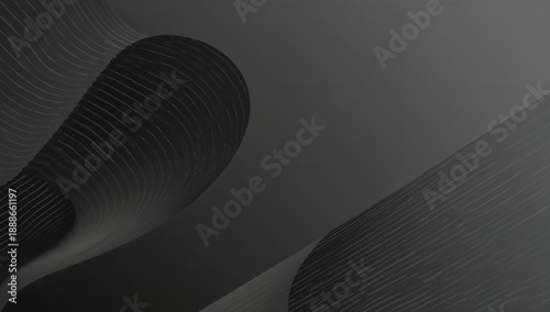 AI-Generated Monochrome PowerPoint Template Sleek Minimalist Background for Modern Business & Professional Presentations
