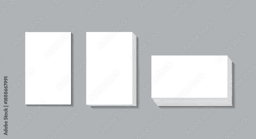 Naklejka premium Vertical and Horizontal Business Card Mockup