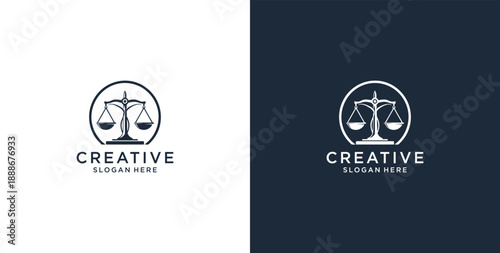 best law firm vector logo