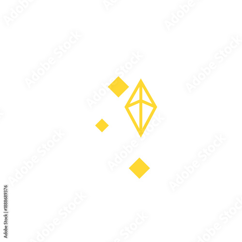 diamond line ornament