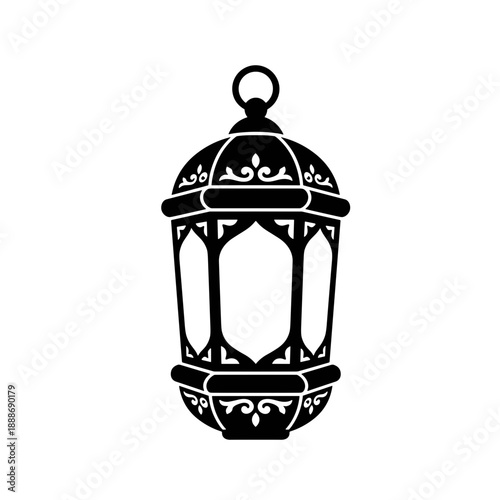 vintage lantern isolated
