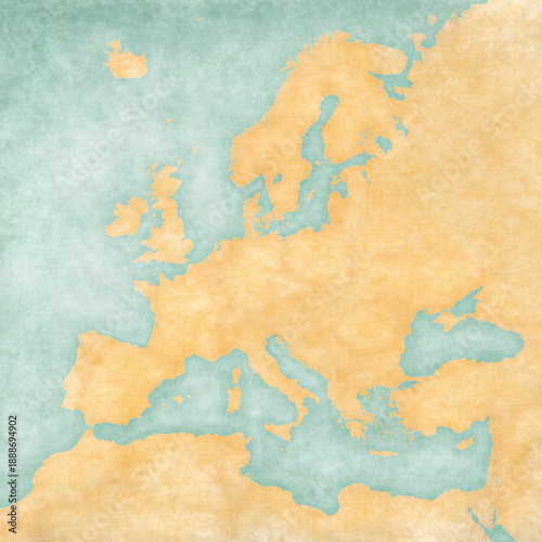 Map of Europe - WITHOUT BORDERS