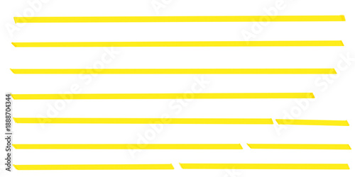 Принти на полотні 蛍光マーカーのペンで書かれた、シンプルな手書きの下線