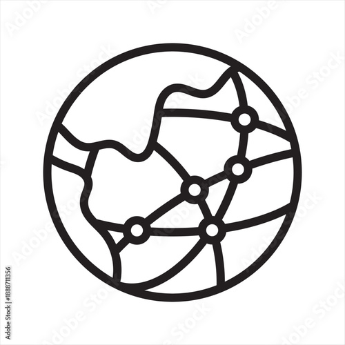 Tokenized Economy simple line icon