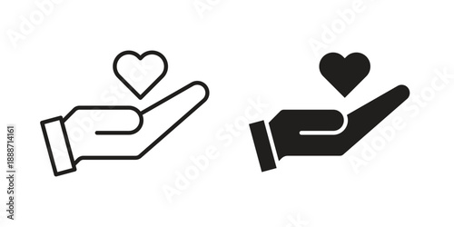 Quality of life icon vector illustrations. vector glyph flat icons