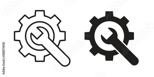 Repair icon vector illustrations. vector glyph flat icons